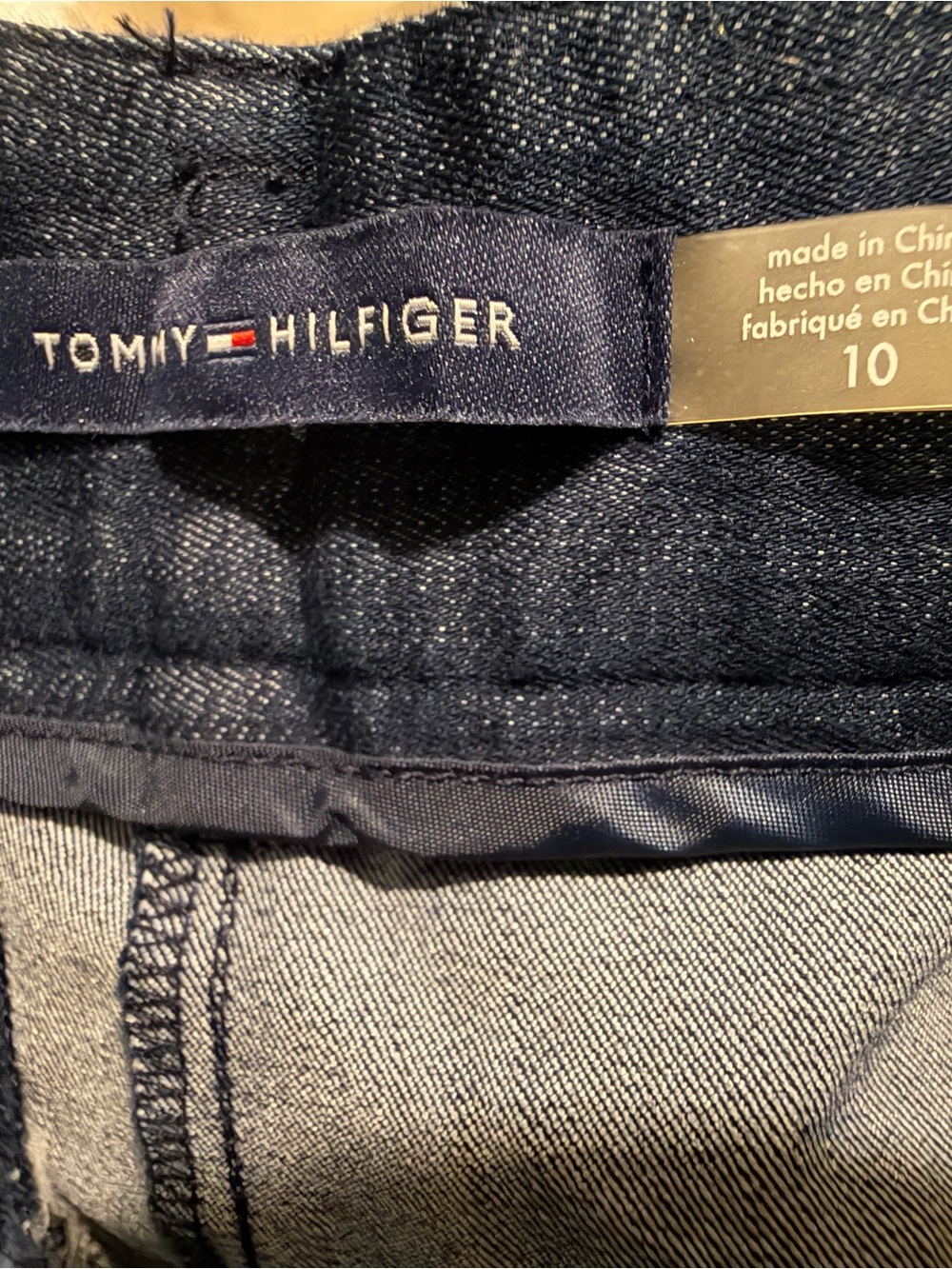 Tommy Hilfiger Navy Blue Wide-Leg Sailor-Inspired Pants size 10 - Picture 5 of 5